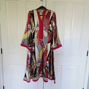 Printed Pink Salwar Kameez Dupatta Long Scarf Silk Chiffon Party Wear Dress